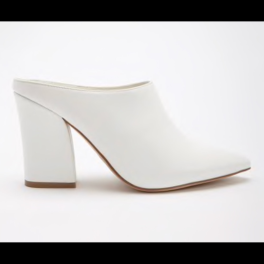 Forever 21 white mules